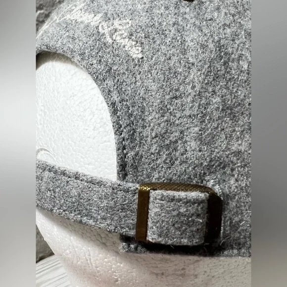 47 Stoney Clover NFL San Francisco 49ers Clean Up Grey Red Wool Blend Hat OS - Picture 5 of 9